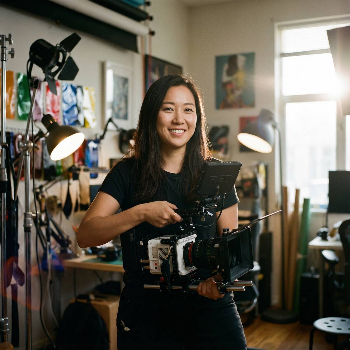 黄色仓库摄影师